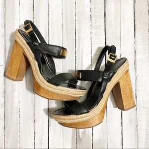 Hunter block heel shoes